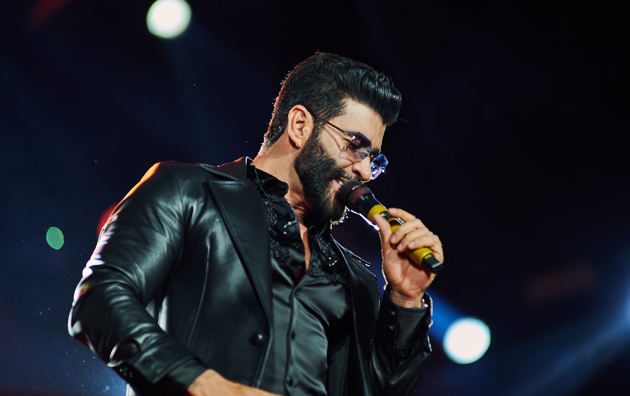 Gusttavo Lima durante show na Festa do Peão de Barretos