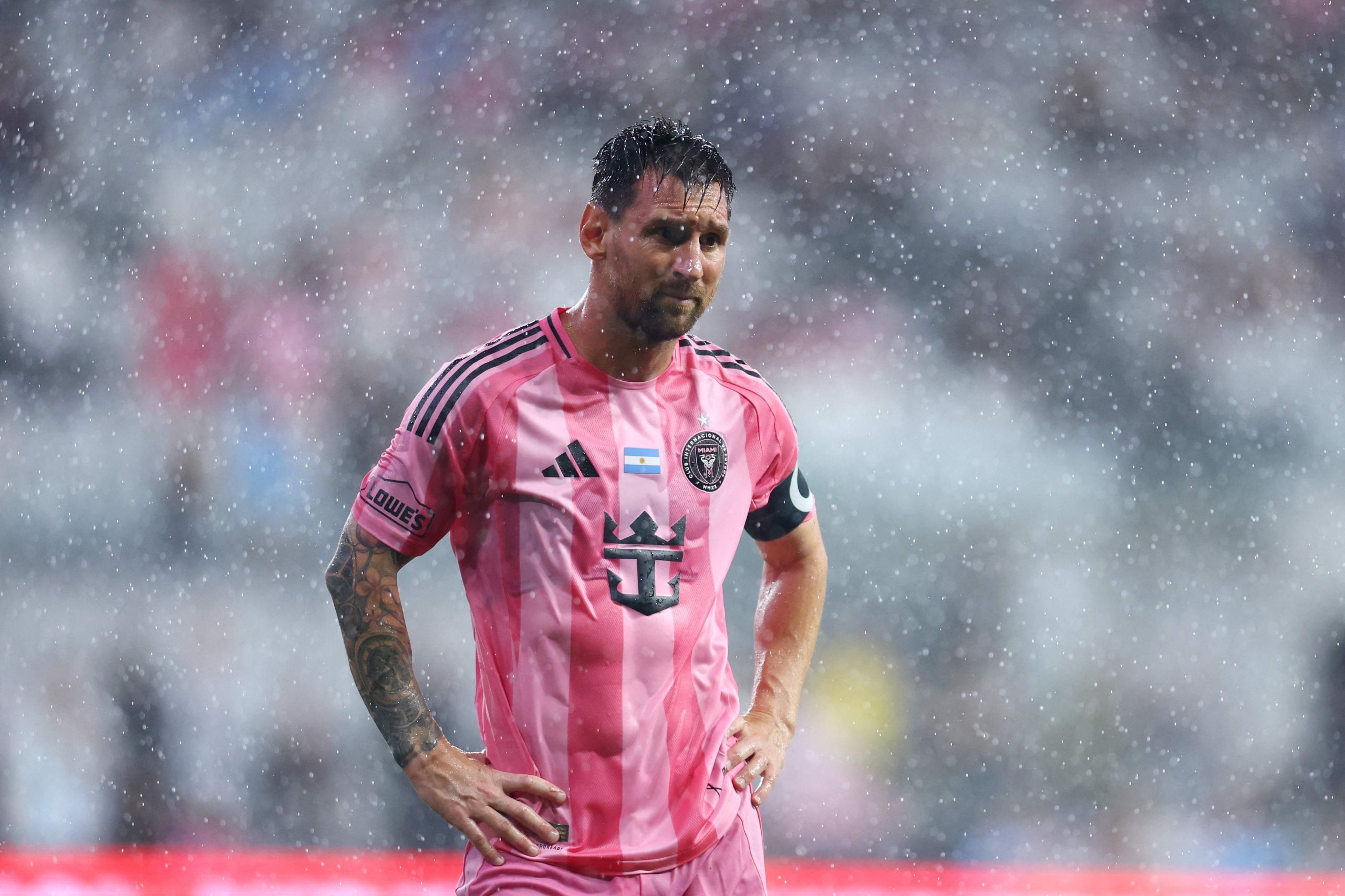 Lionel Messi durante partida do Inter Miami
