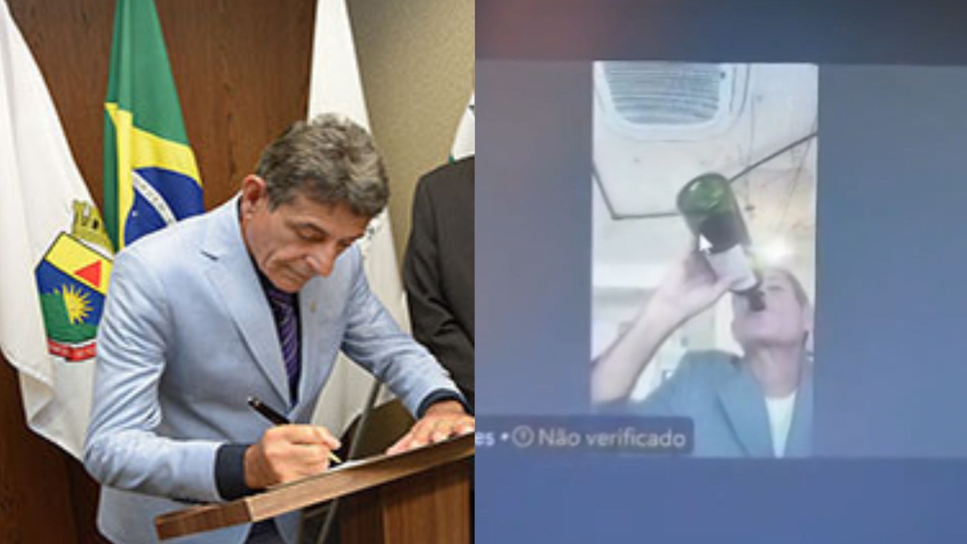 Juiz Milton Lívio Lemos Salles durante sessão virtual de julgamento