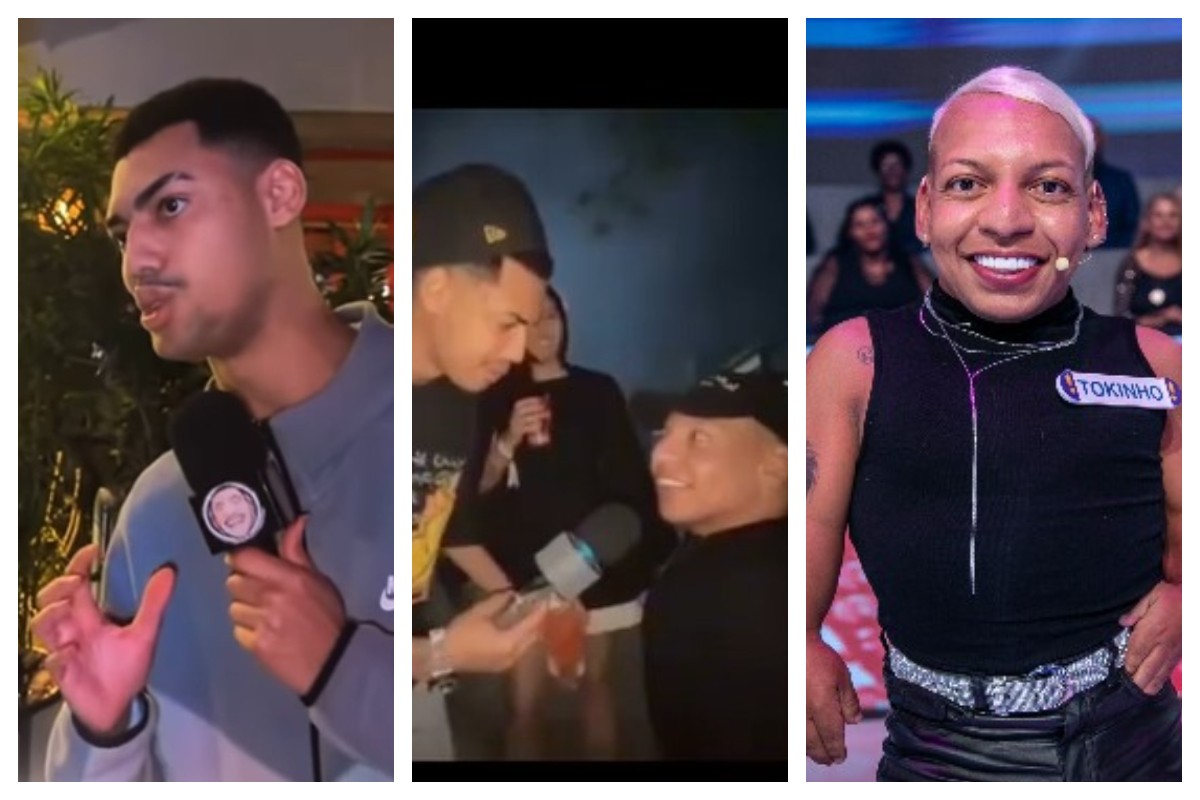 Moskitão e Tokinho durante transmissão ao vivo