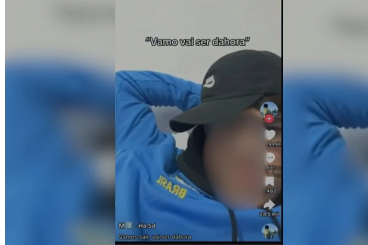 Um dos envolvidos durante transmissão ao vivo no TikTok