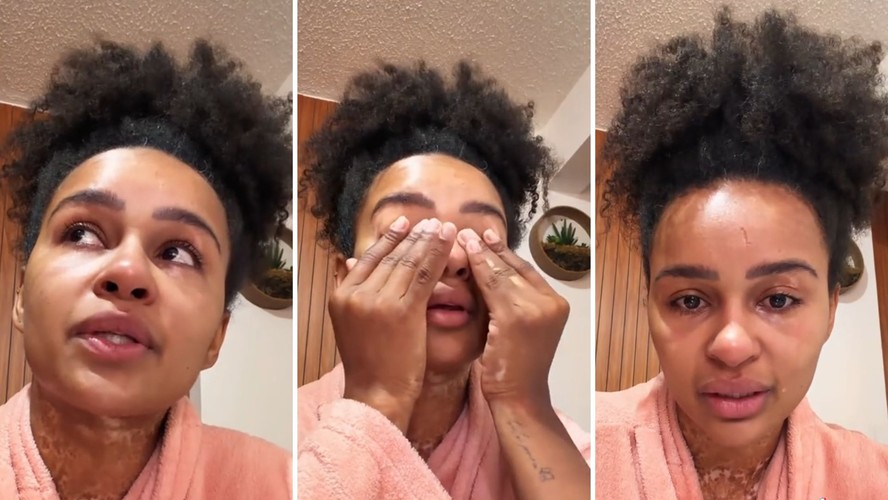 Natália Deodato em vídeo publicado nas redes sociais