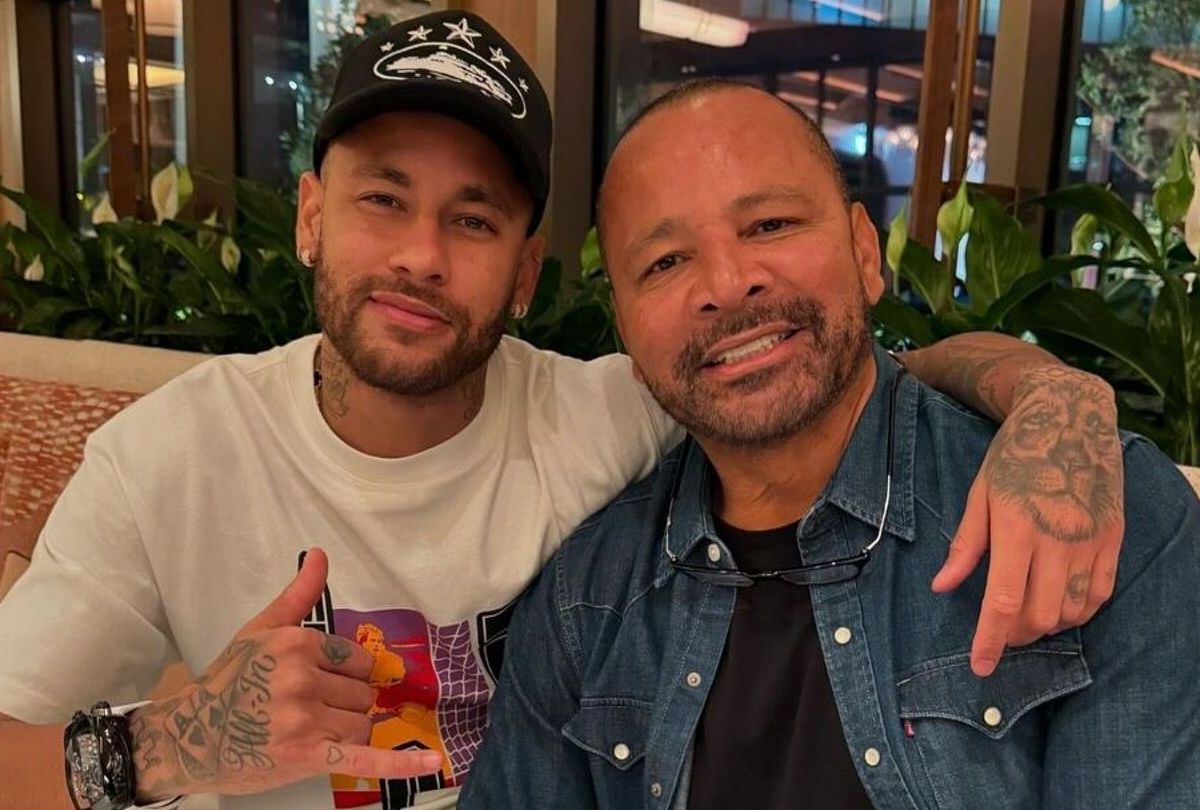 Neymar e Neymar Pai juntos