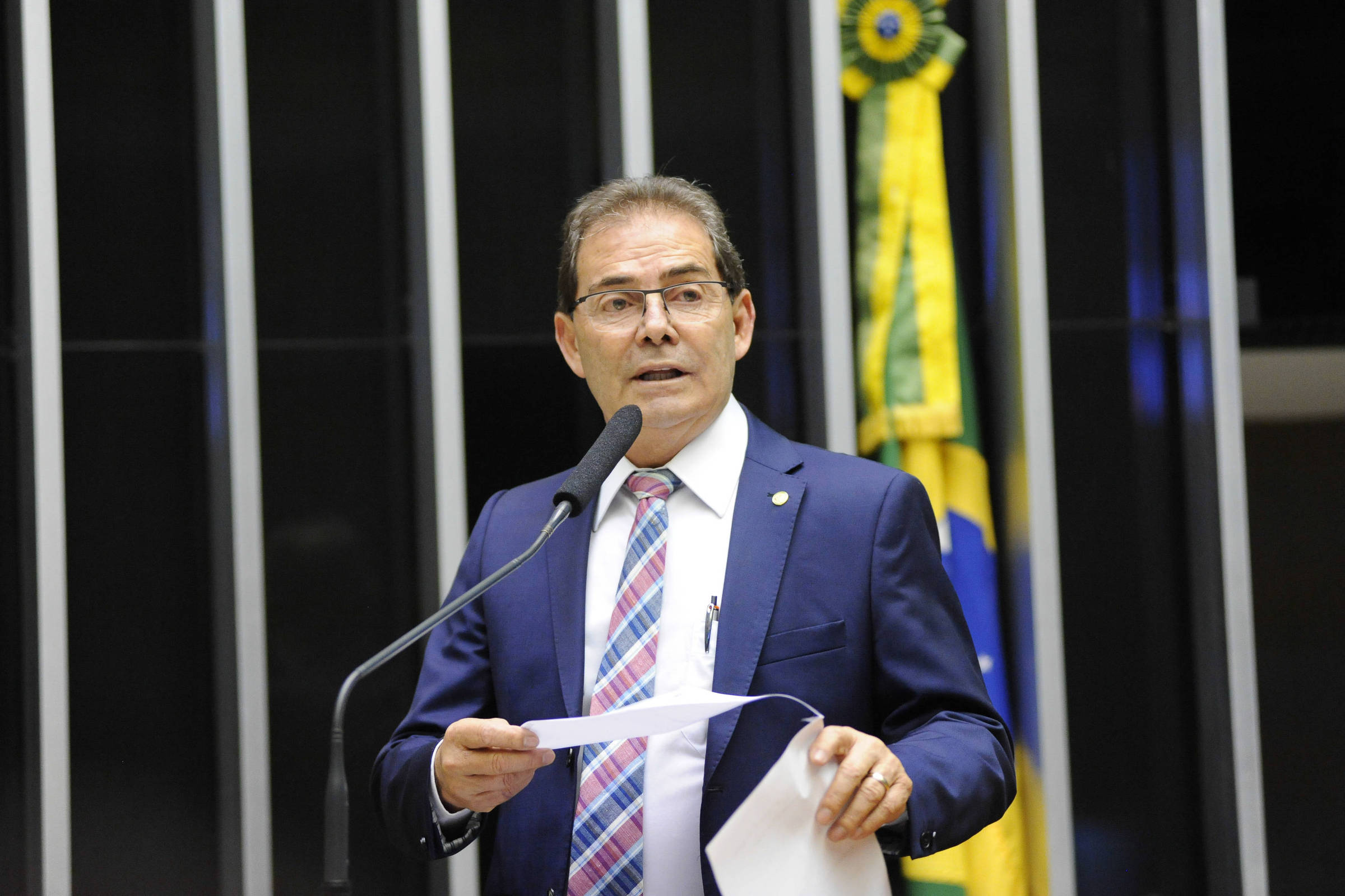 Paulinho da Força em sessão da Câmara dos Deputados