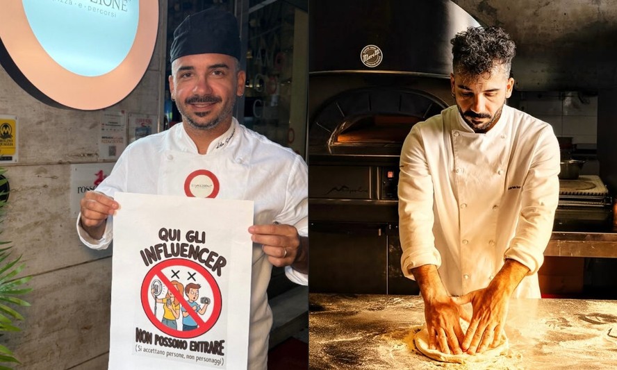 Pizzaiolo Lele Scandurra em retrato