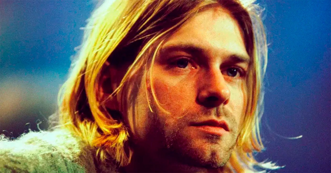Kurt Cobain durante apresentação