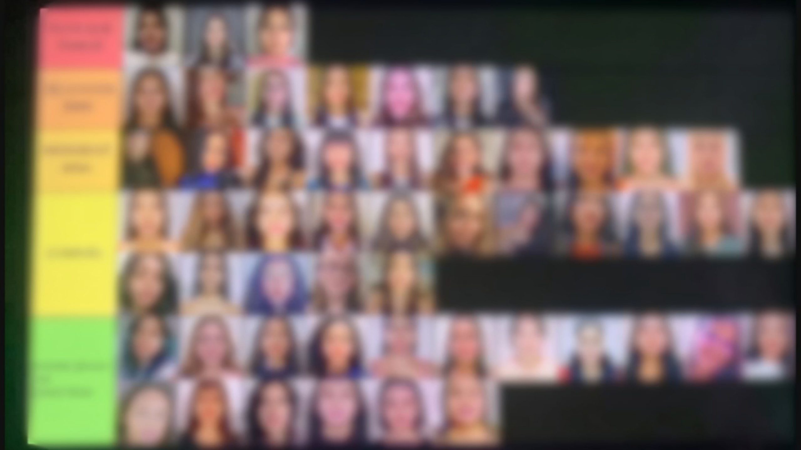 Montagem com fotos de estudantes expostas em grupo de mensagens