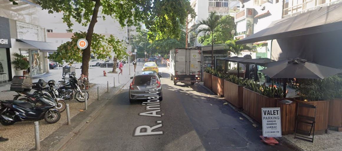 Rua Aníbal de Mendonça, em Ipanema, no Rio de Janeiro