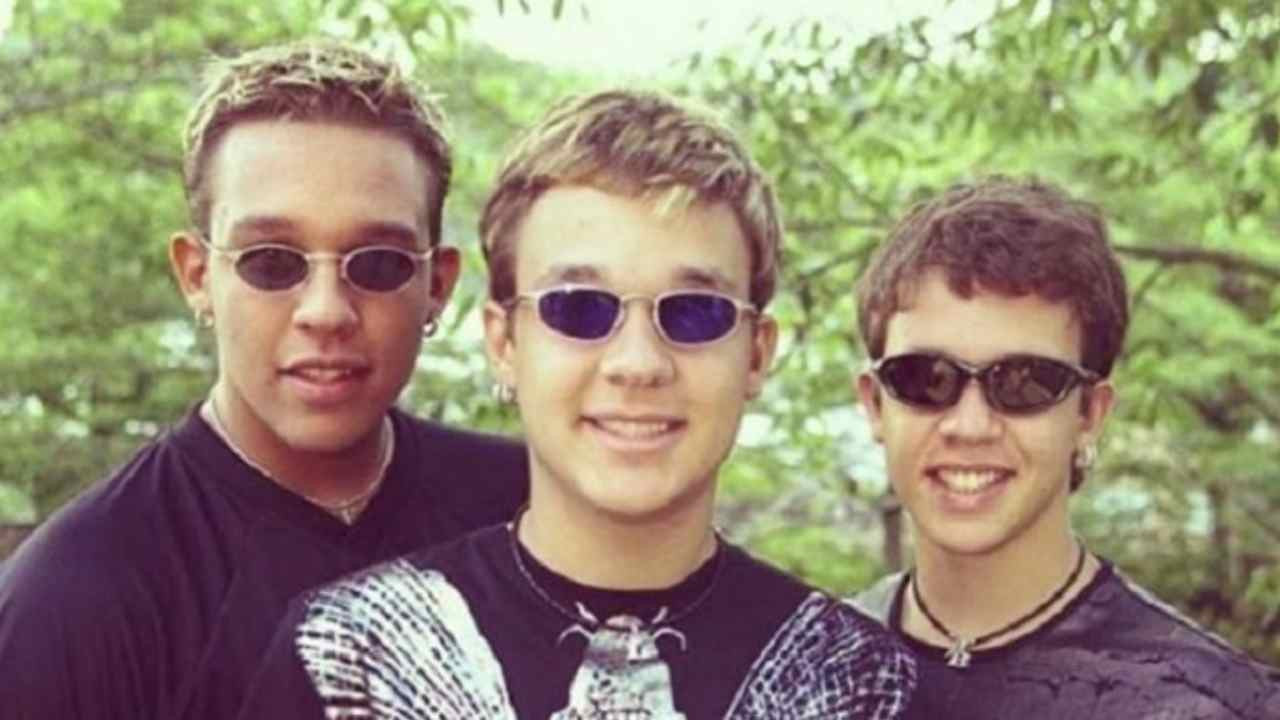 Kiko, Leandro e Bruno, integrantes do KLB