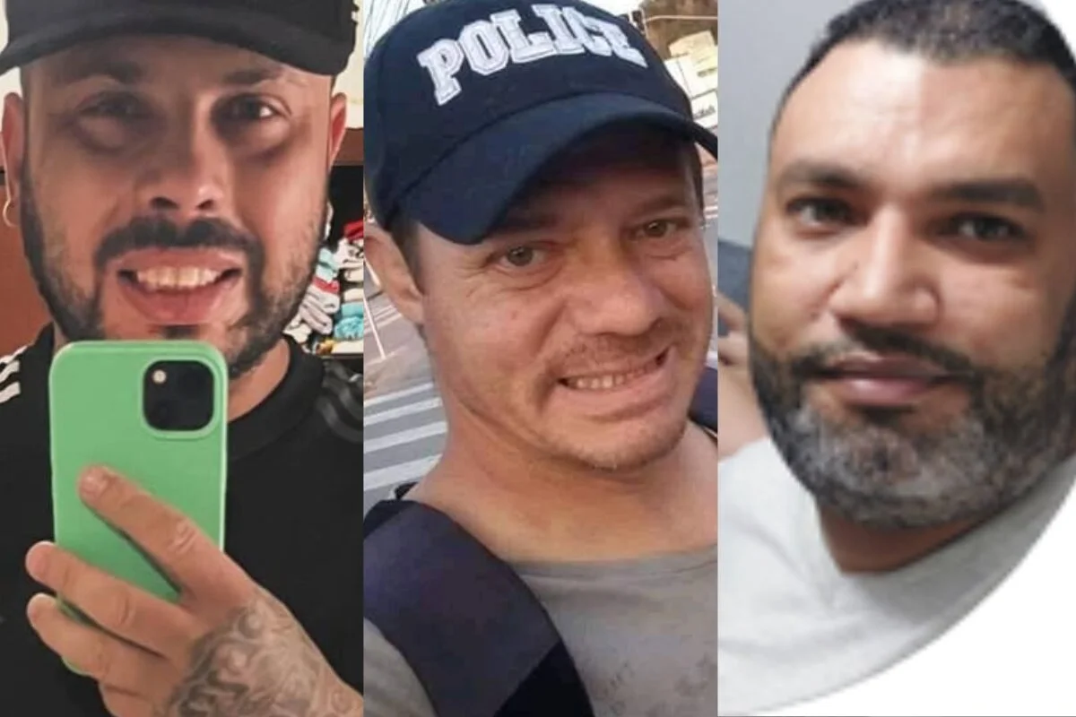 Douglas de Souza Vieira, José Guilherme Victoriano de Moura e Edvaldo Santos da Silva