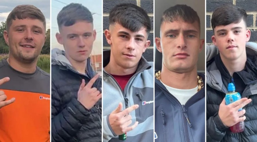 Jacob Matusiak, Makai Saddington, Theo Ray, Michael Robert Cahill e Cole Robert Worthy