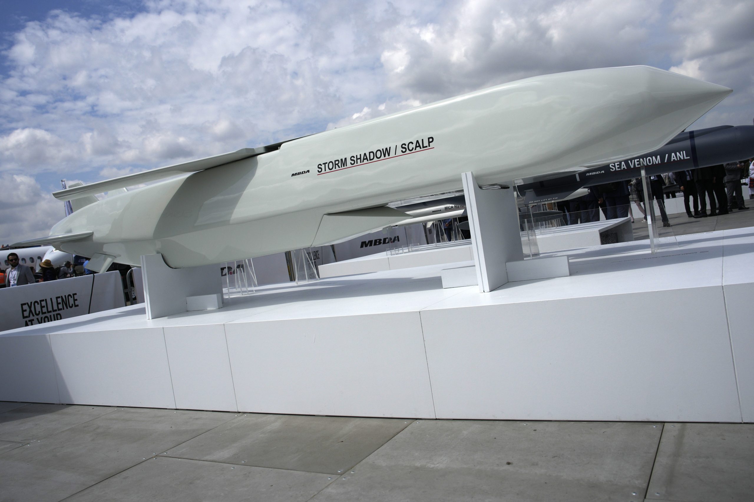 Míssil de cruzeiro Storm Shadow fabricado pelo Reino Unido