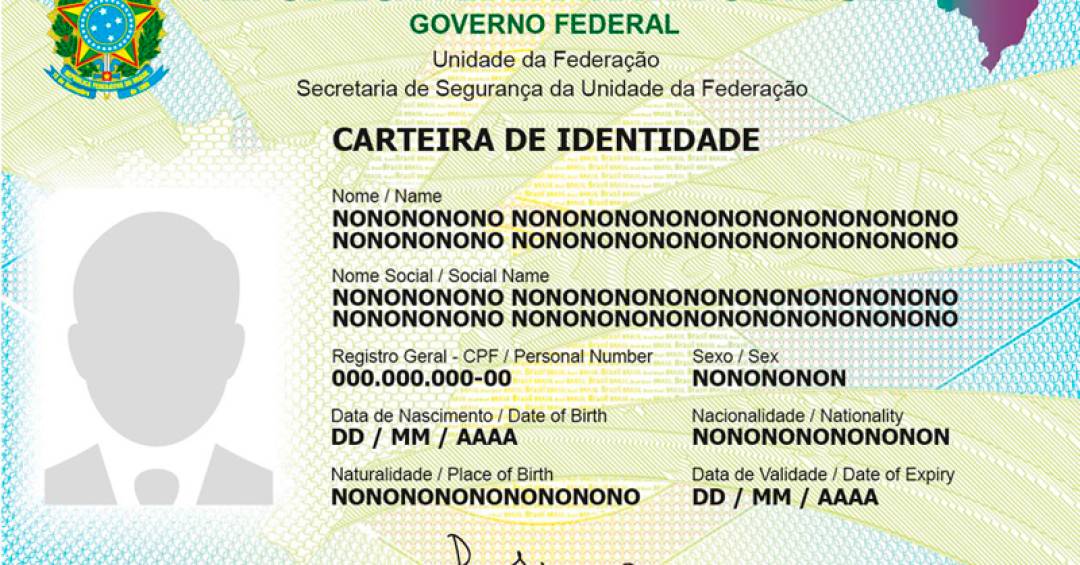 Carteira de Identidade Nacional com CPF como número de identificação