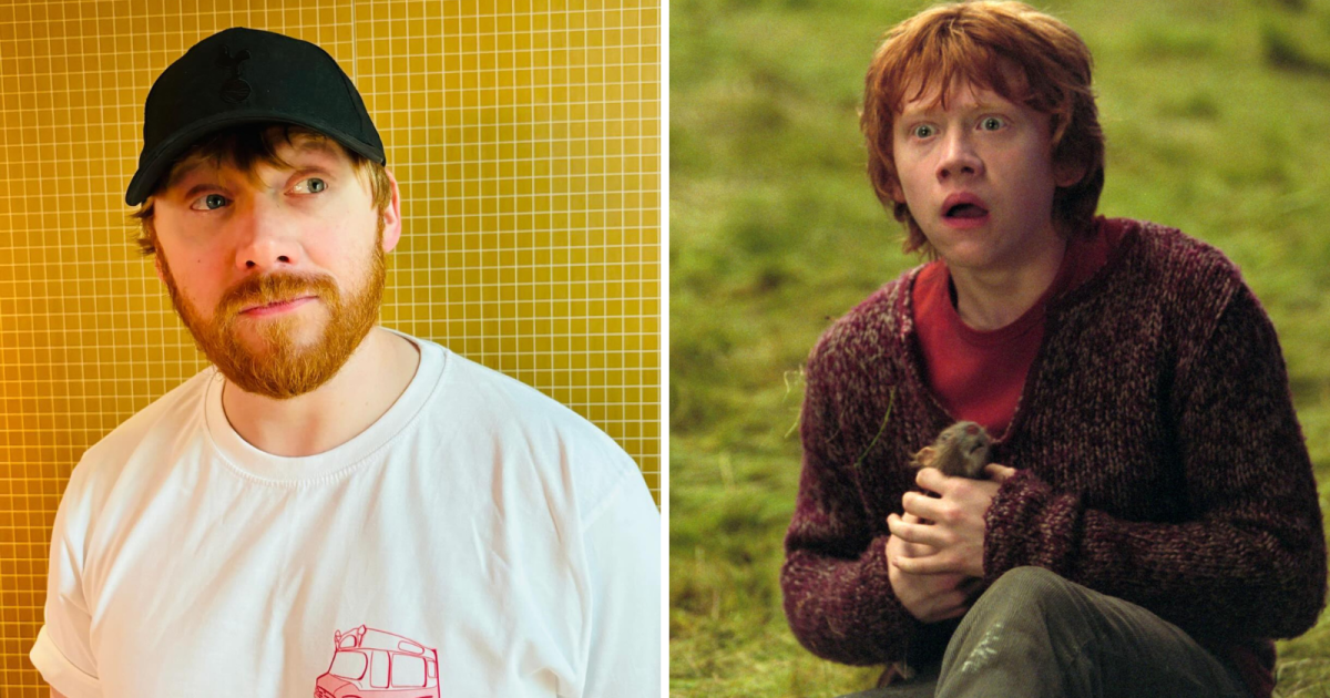 Rupert Grint, intérprete de Rony Weasley em Harry Potter