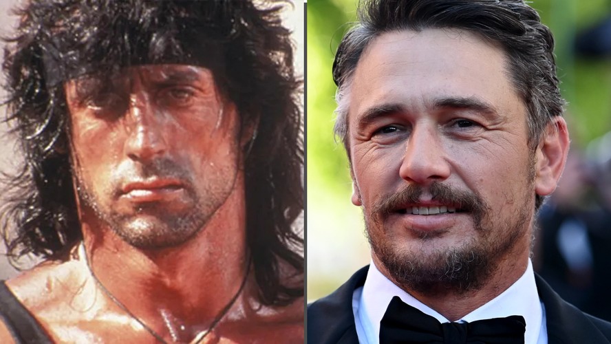 Sylvester Stallone como Rambo e James Franco