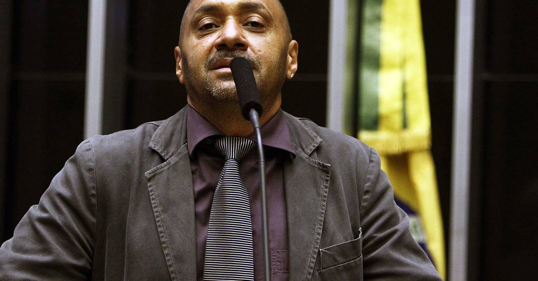 Tiririca na tribuna da Câmara dos Deputados