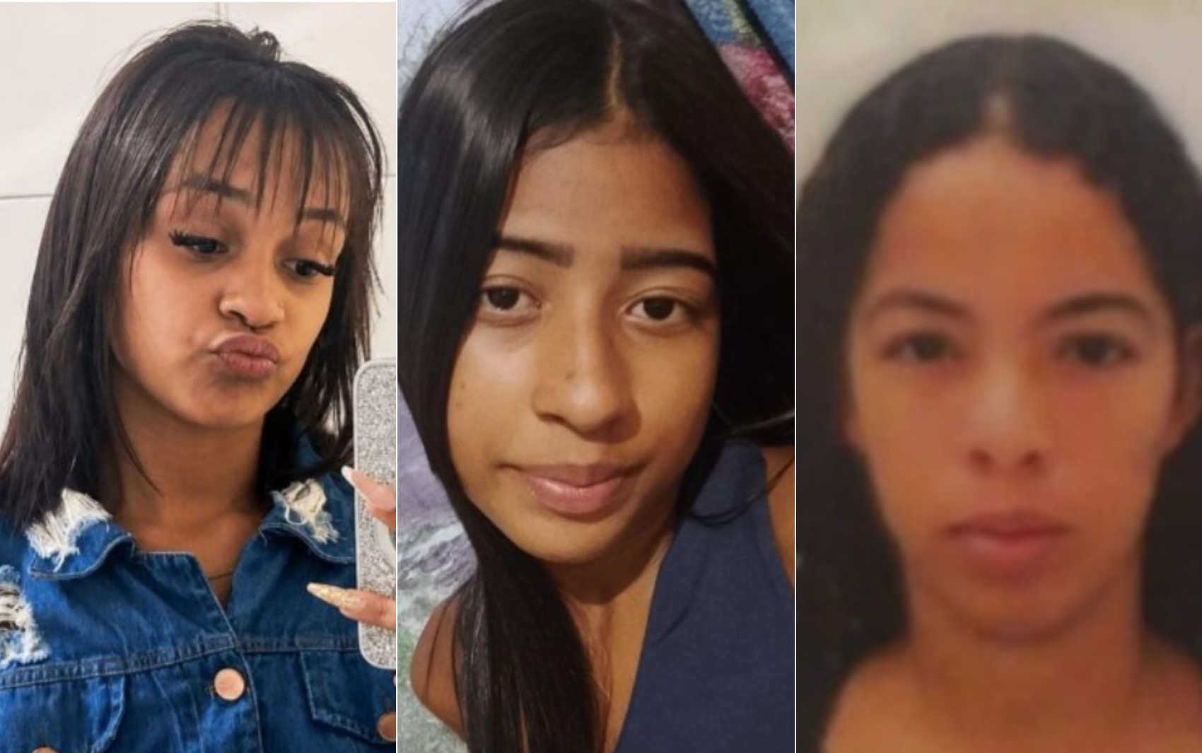 Larissa Ribeiro Ferreira, Maria Eduarda Santos Flores e Érica Rodrigues dos Santos