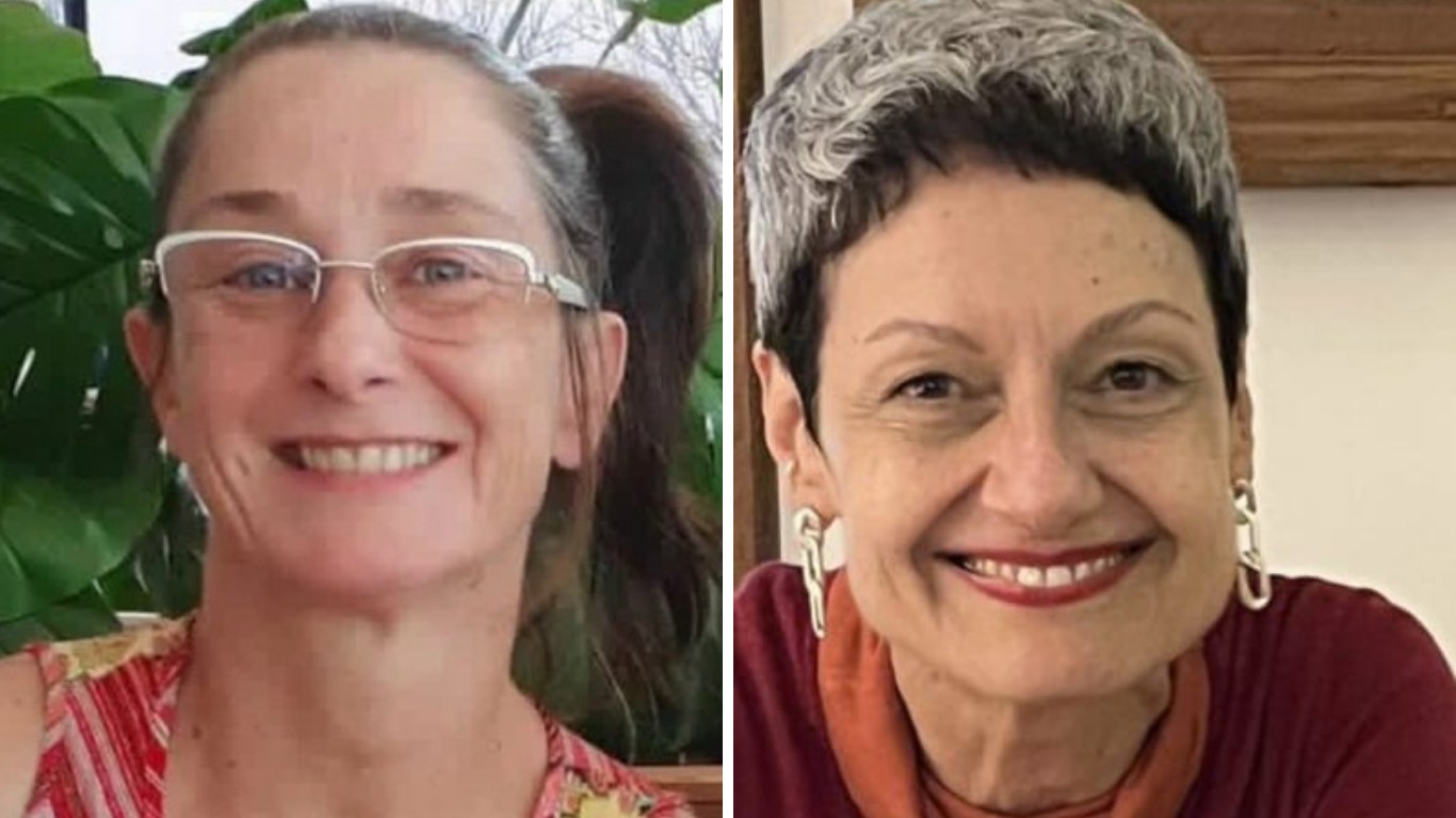 Carla Vendramin e Silvia Geraldi lado a lado