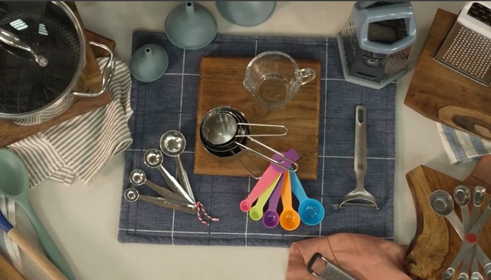 Utensílios básicos usados no preparo de alimentos