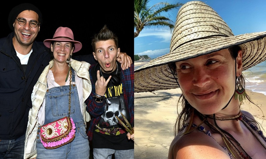 Vanessa Lóes, Thiago Lacerda e o filho Gael