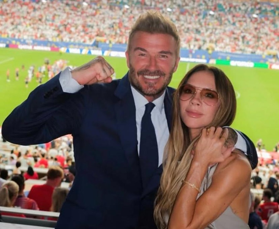 David e Victoria Beckham juntos