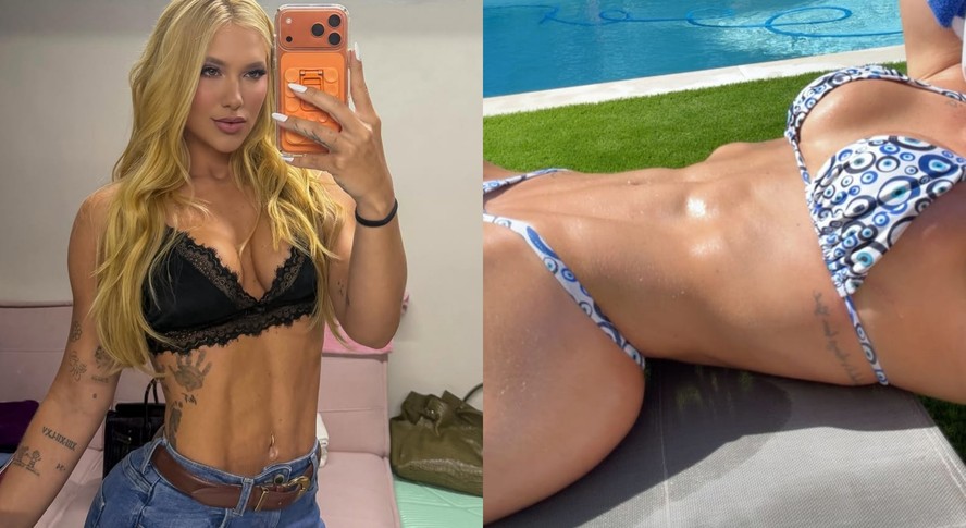 Virginia Fonseca com abdômen definido