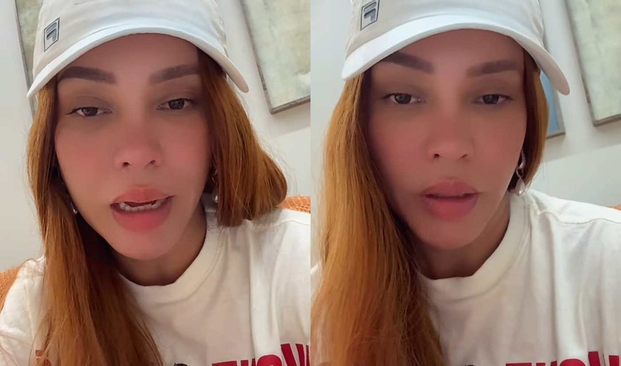 Viviane Batidão em publicação nas redes sociais