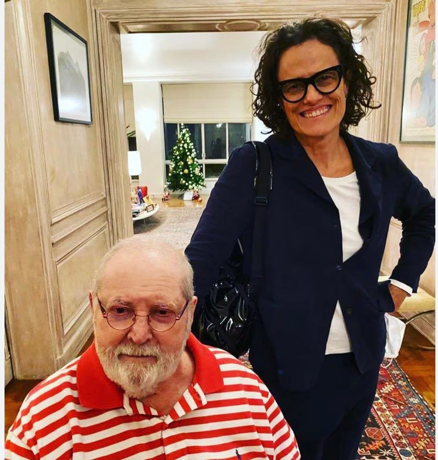 Jô Soares e Zélia Duncan