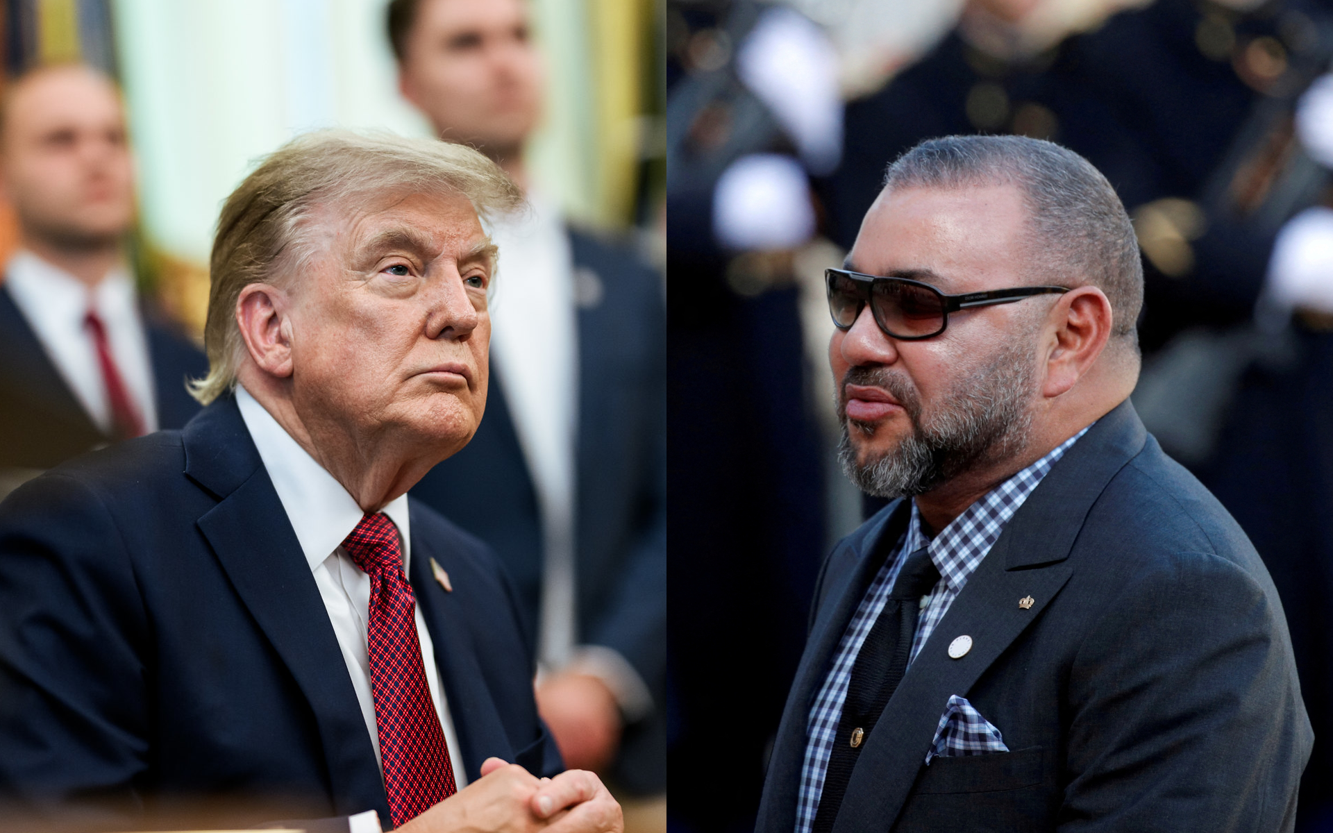 Trump Marrocos Maomé VI