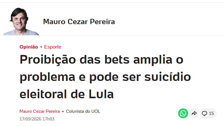 Mauro Cezar Pereira UOL