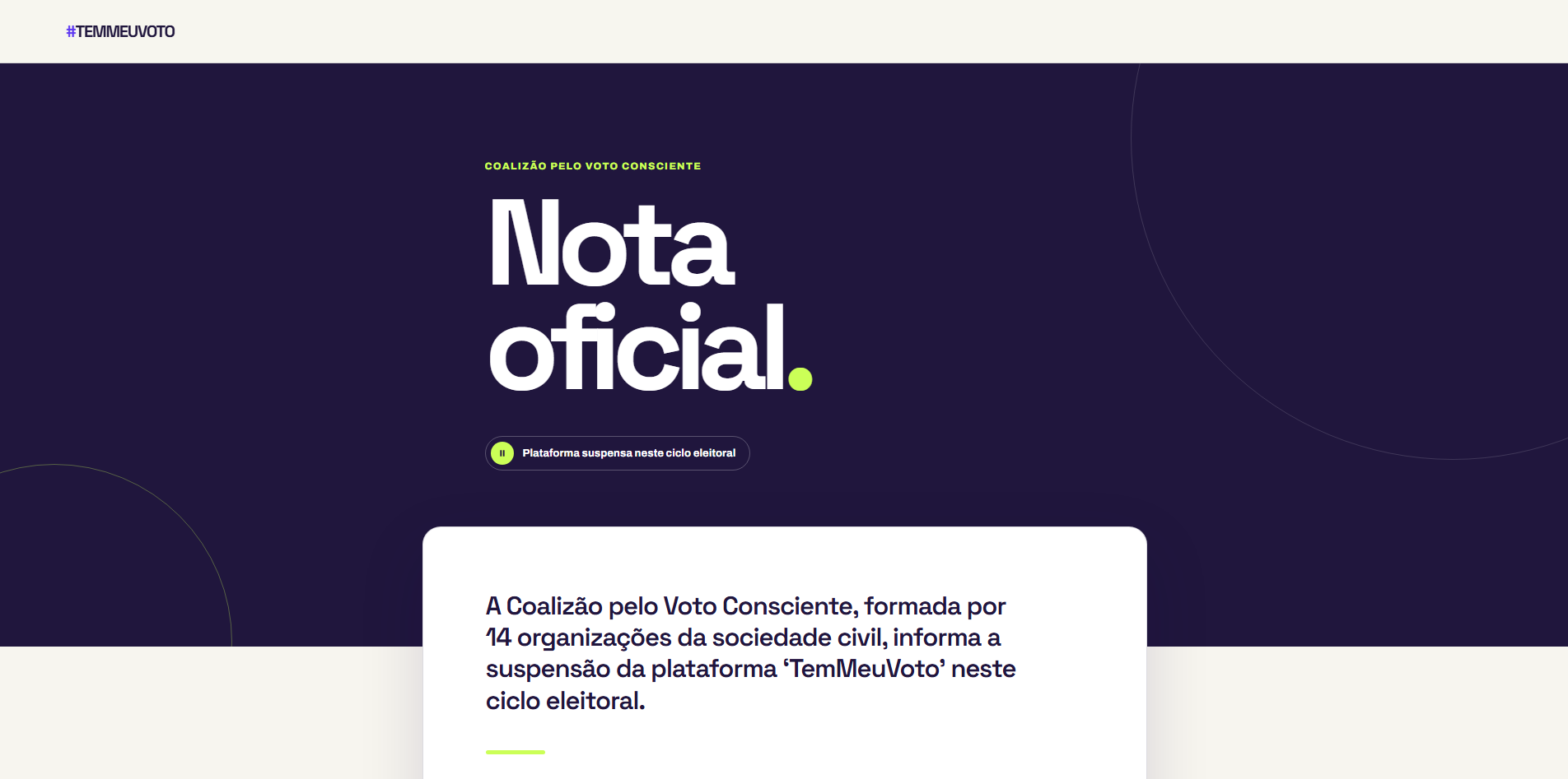 TemMeuVoto