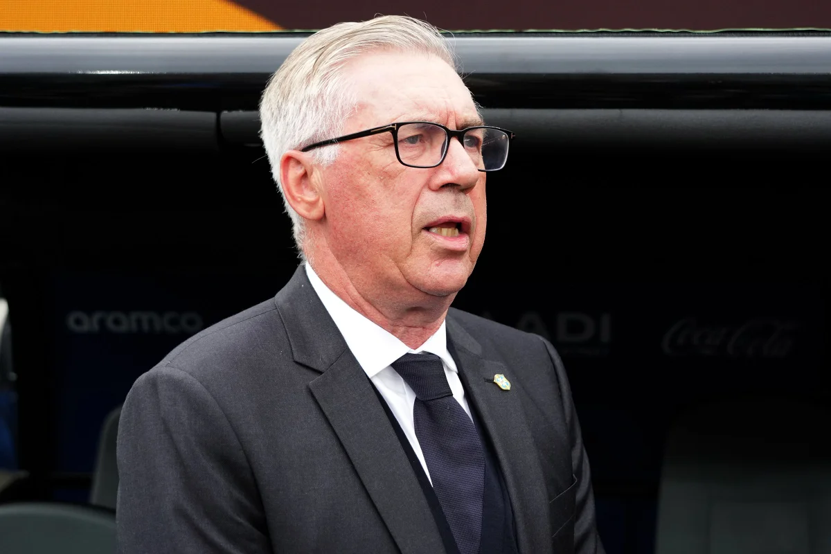 Carlo Ancelotti em entrevista coletiva da Seleção Brasileira