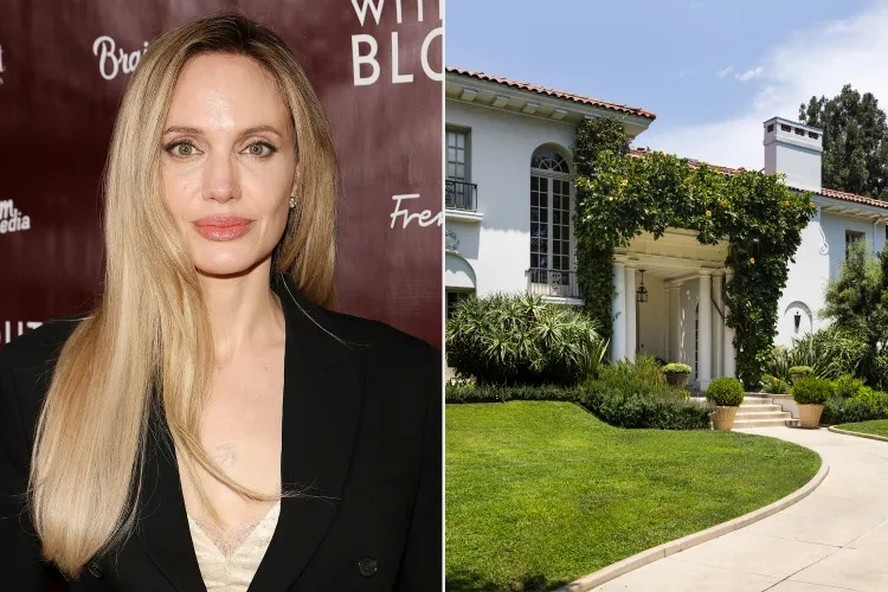Mansão histórica de Angelina Jolie no bairro de Los Feliz, em Los Angeles