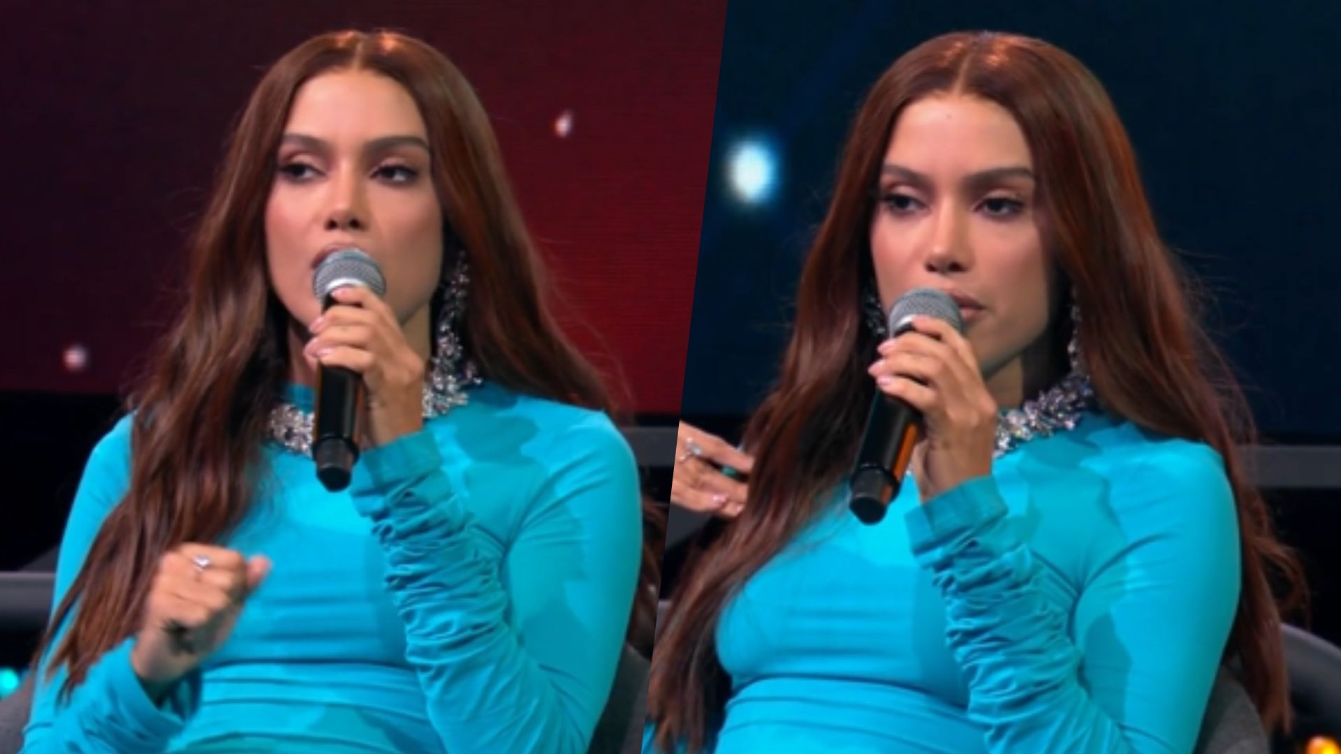 Anitta durante participação no Estrelas da Casa