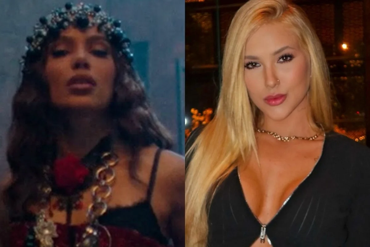 Anitta e Virginia Fonseca em montagem com imagens das redes sociais