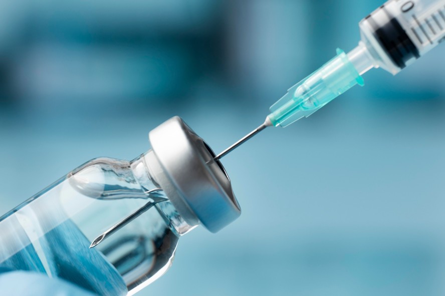 Injeção usada em tratamento médico