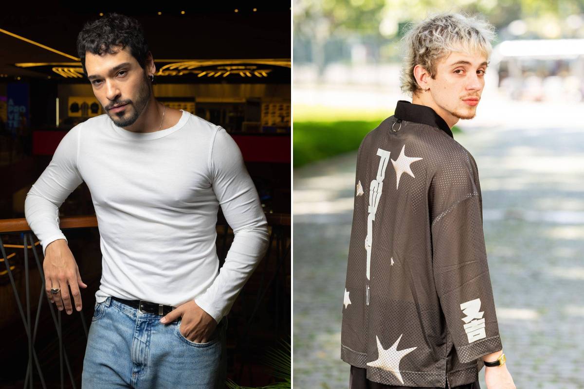 Bruno Fagundes e Juliano Floss em montagem