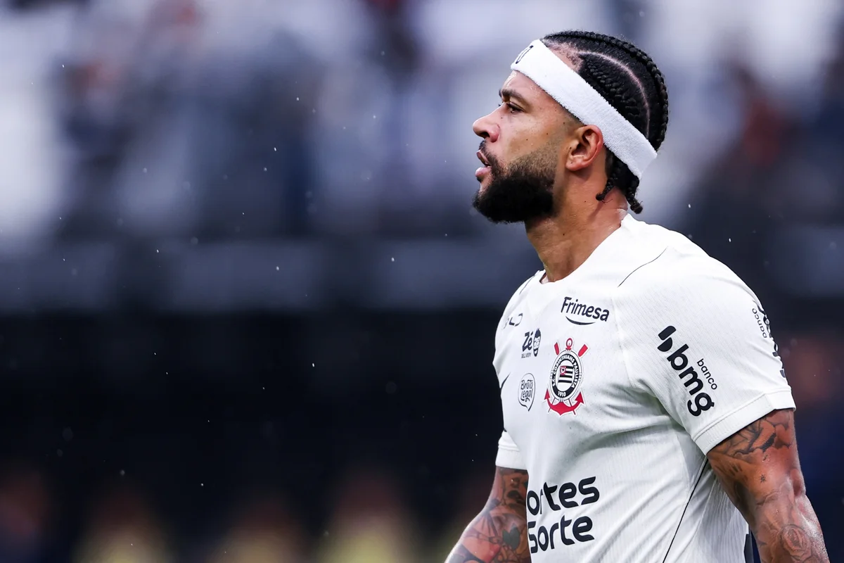 Jogadores do Corinthians em partida pelo Campeonato Brasileiro