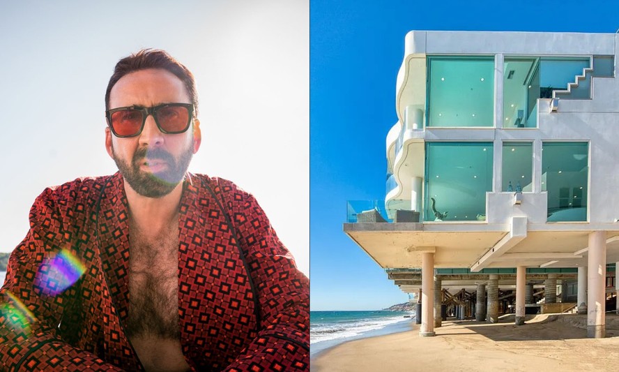 Mansão de Nicolas Cage à beira-mar em Malibu, Califórnia