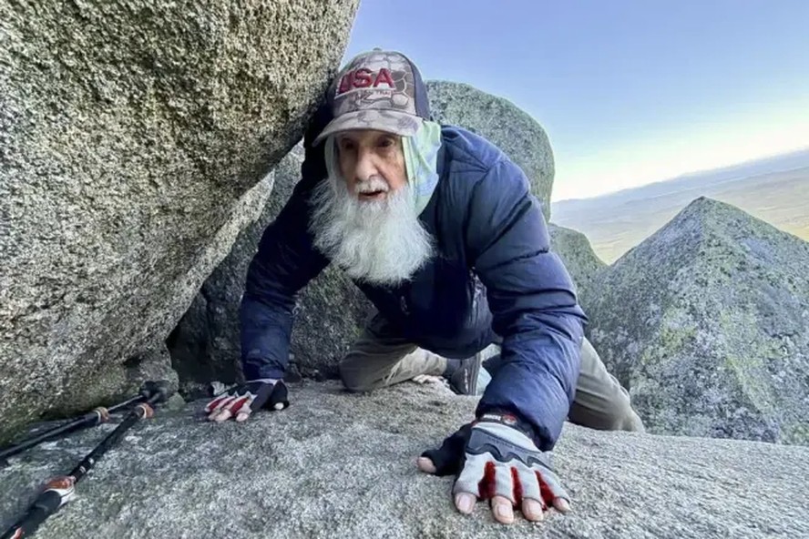 Dale Sanders durante a Trilha dos Apalaches