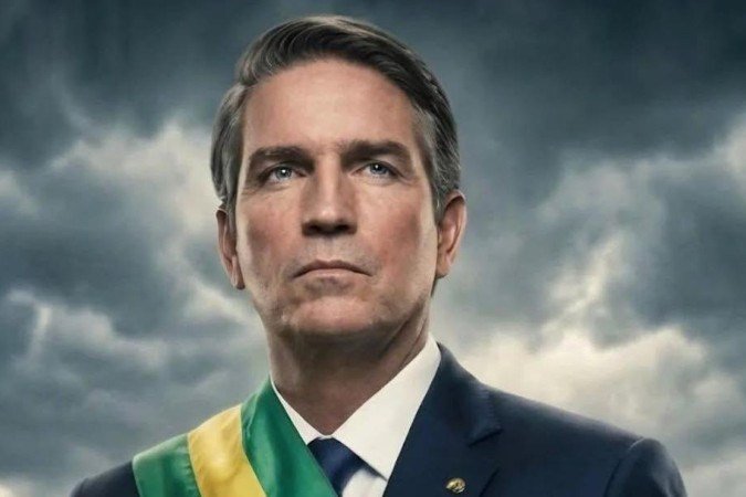 Jim Caviezel caracterizado como Jair Bolsonaro em Dark Horse