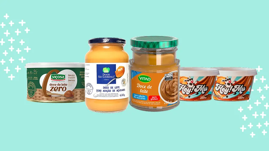Doce de leite em recipiente