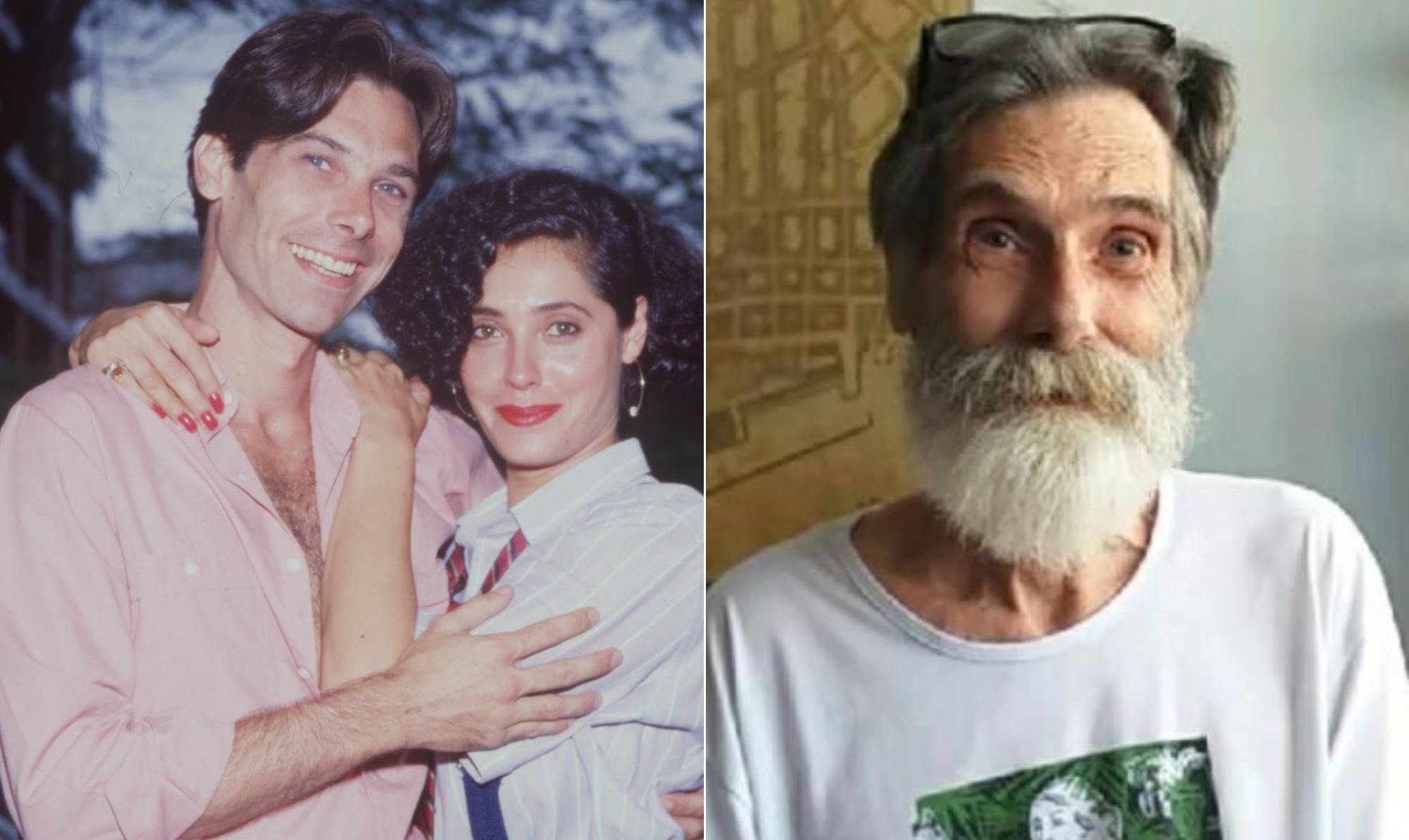 Eduardo Tornaghi com Christiane Torloni em cena de A Gata Comeu