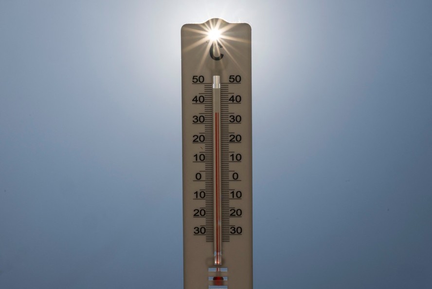 Calor extremo em área urbana