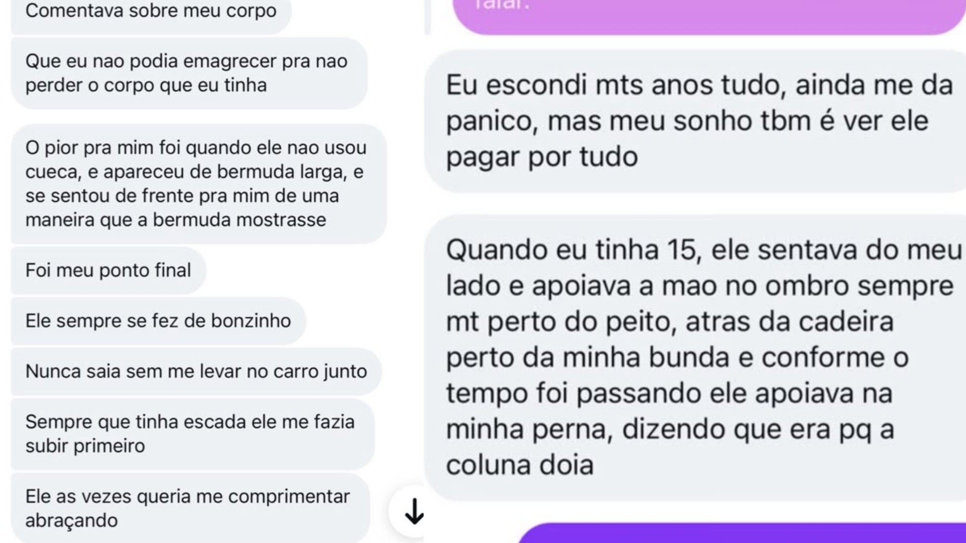Relato de ex-funcionária sobre denúncia contra empresário