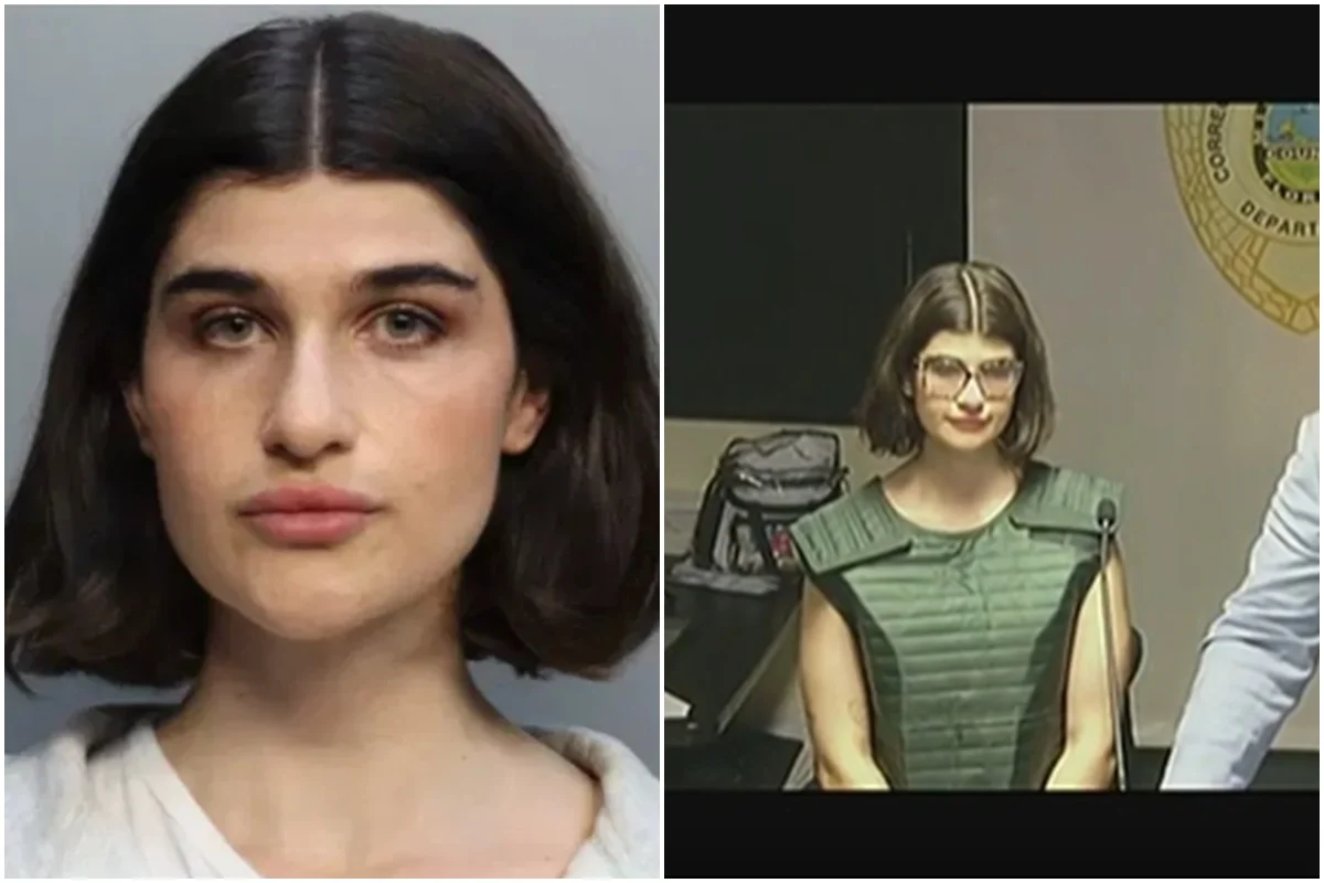 Michelle Luchau-Rebora em foto de identificação policial