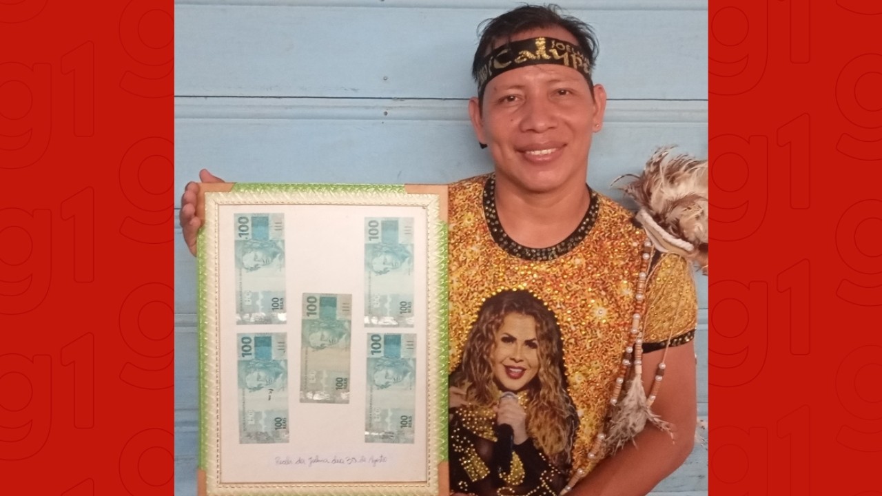 Notas de R$ 500 emolduradas por fã de Joelma