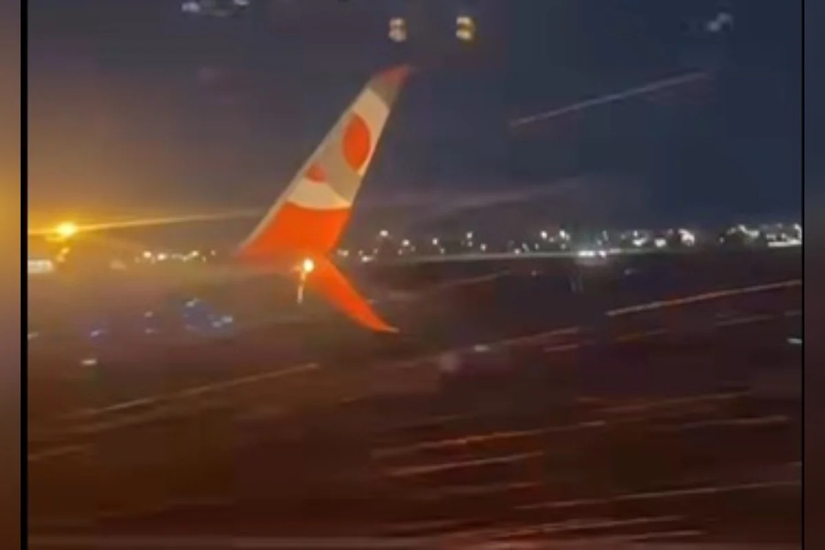 Avião da Gol no Aeroporto Internacional de Goiânia
