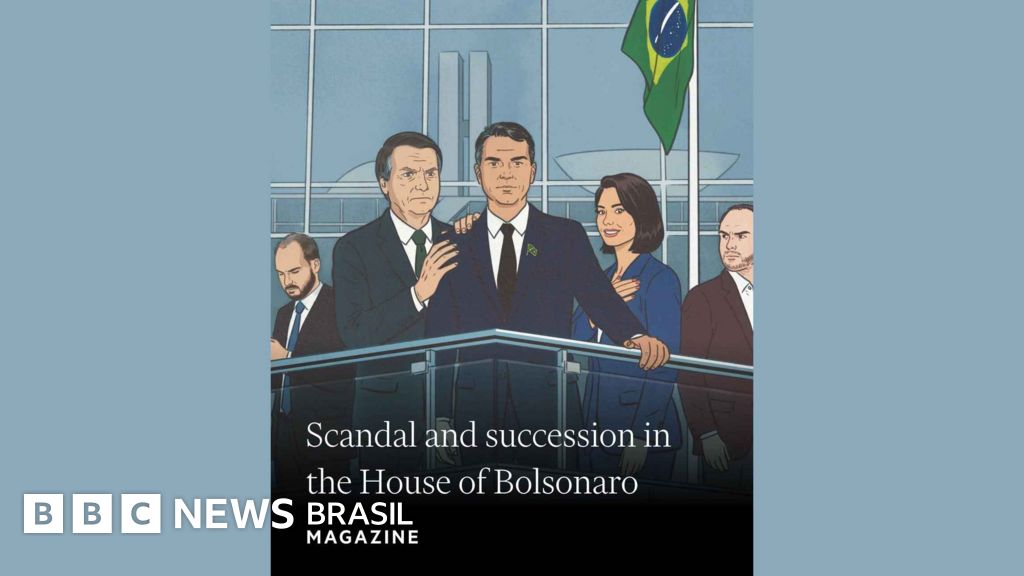 Capa da revista de fim de semana do Financial Times sobre a família Bolsonaro