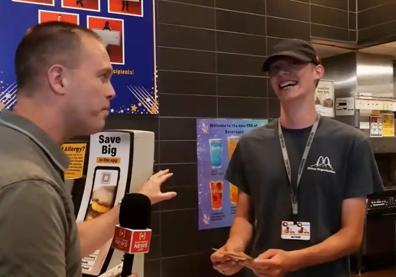 Matthew, funcionário do McDonald’s em Rexburg, Idaho